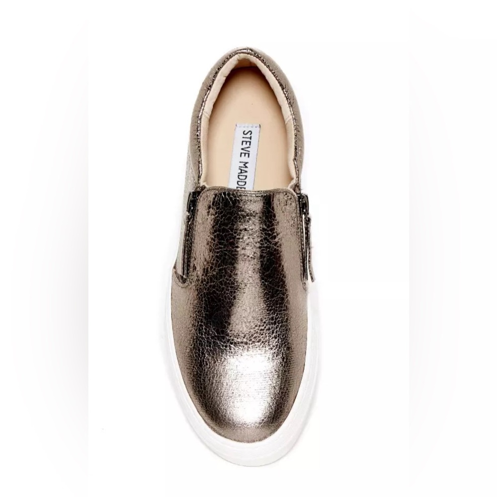 Steve Madden Glaammar Zip Platform Sneaker Sz.9 - Picture 3 of 10